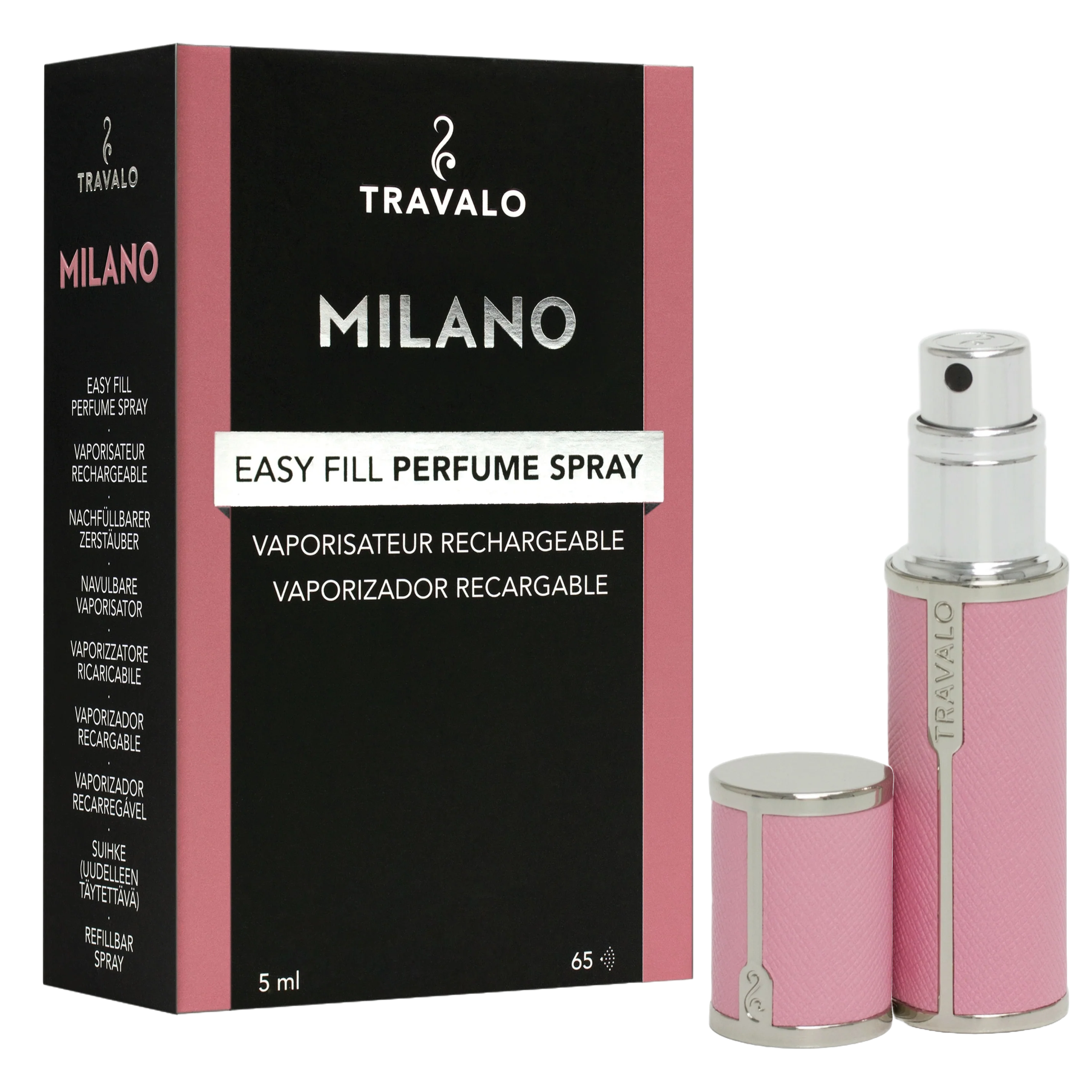 Travalo - Milano Pink 5ml Atomiser - Image 4